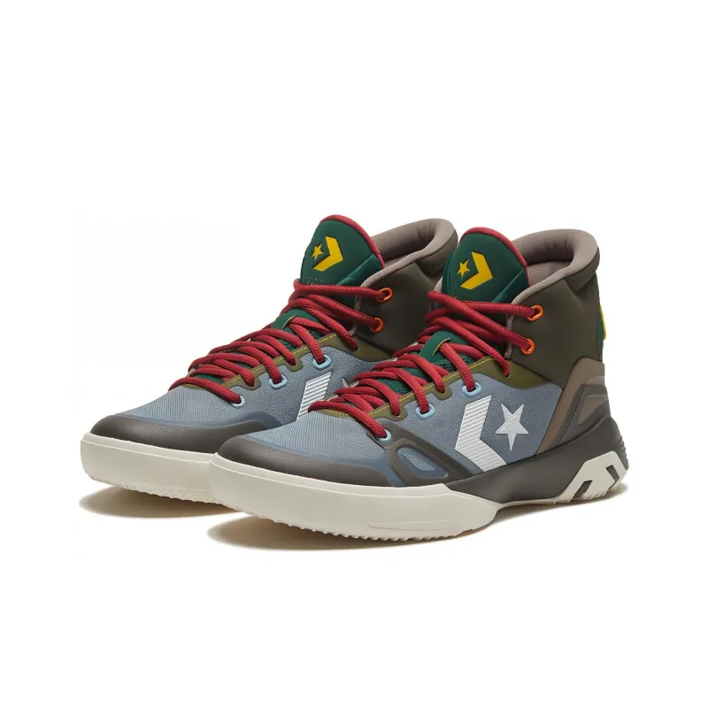 Converse G4 High Top Basketball Shoes Dark Green-2