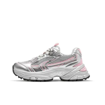C°BANNER Chunky Sneakers Women's Low Top Silver Pink