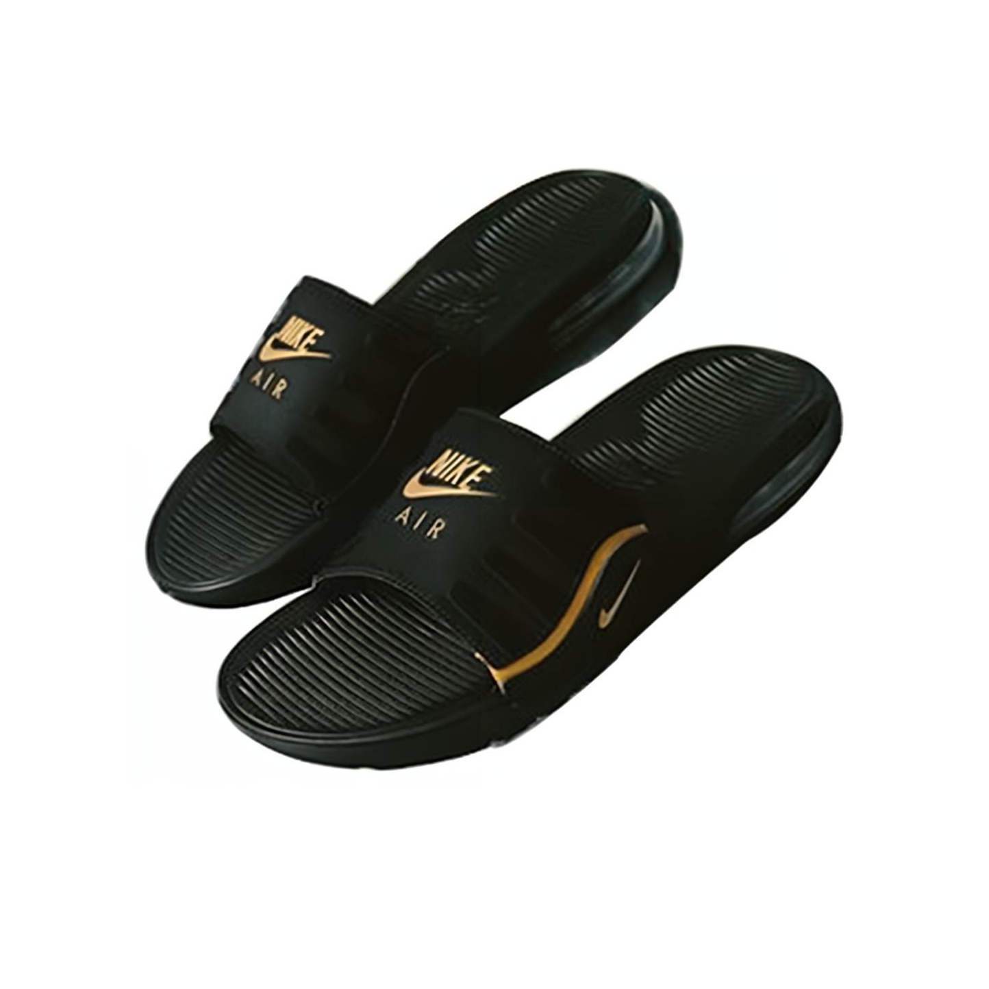 nike air max camden slide black and gold