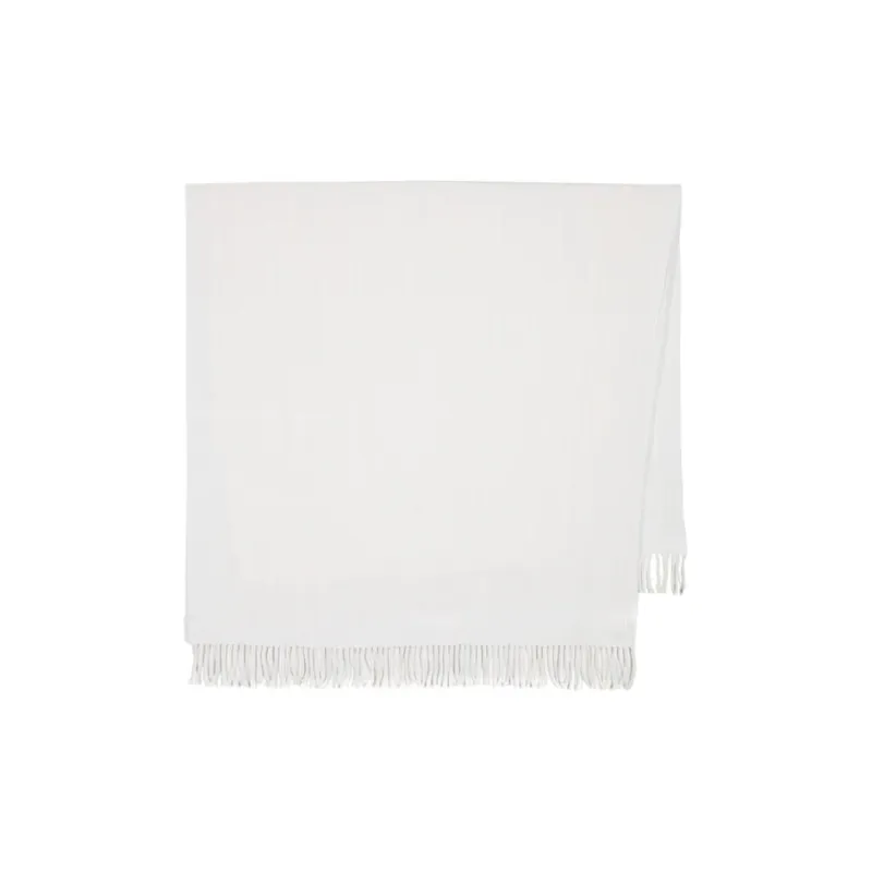 TOTEME Stitch Striped Fringed Scarf-1
