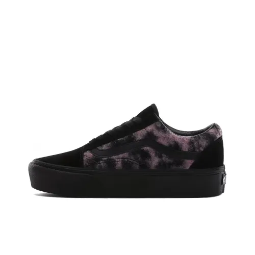 Vans Old Skool Skateboard Shoes Women's Low-Top Black/Purple