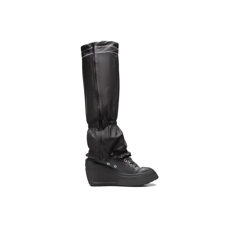 Converse Chuck Taylor All Star 70 De Luxe Wedge Martine Ali Black Women's-1