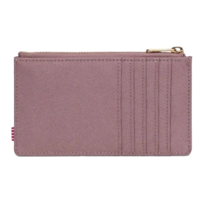Herschel EcoSystem™ Recycled Fabric Wallet Large Size Unisex Gray Pink-2