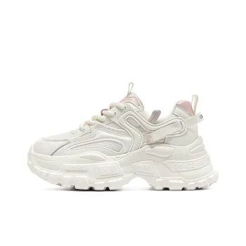 C°BANNER Chunky Sneakers Women's Low Top Beige Pink