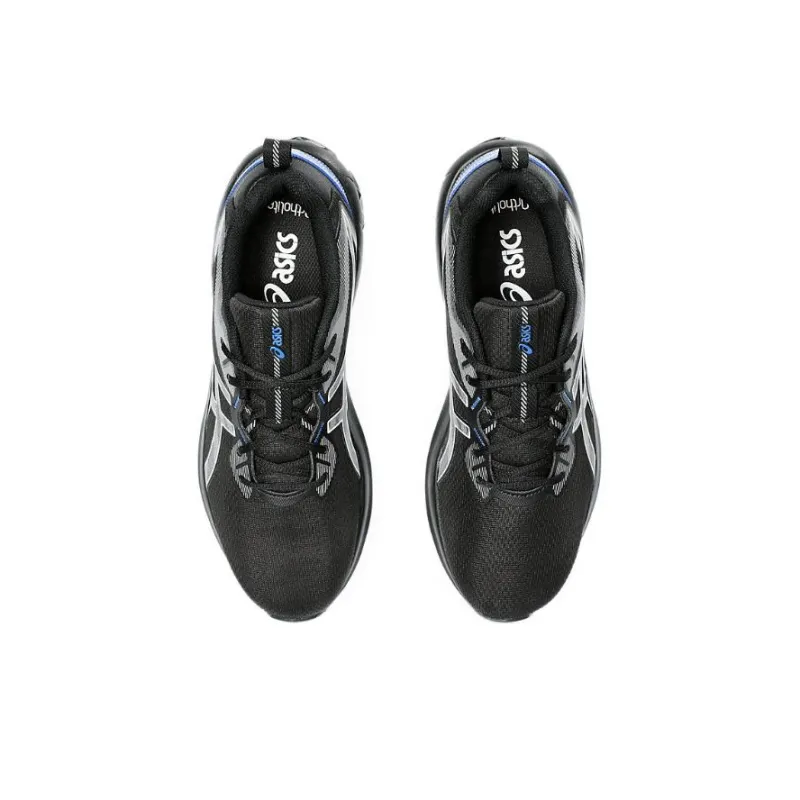 Asics Gel Quantum 90 4 Cushioned Slip Resistant Low Top Running Shoes Men's Black Blue-4