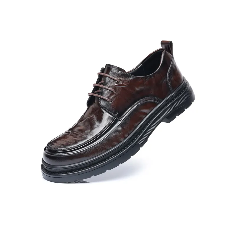 Mulinsen Dress Shoes Men Low Top Black-10
