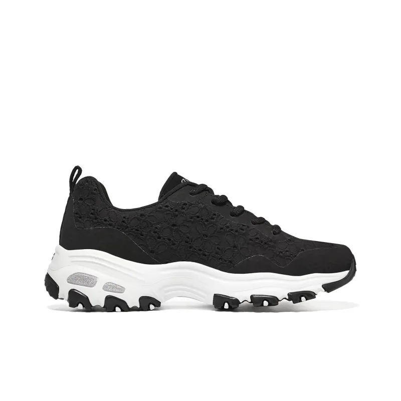 Skechers DLites 1.0 'Black White' Women's-1