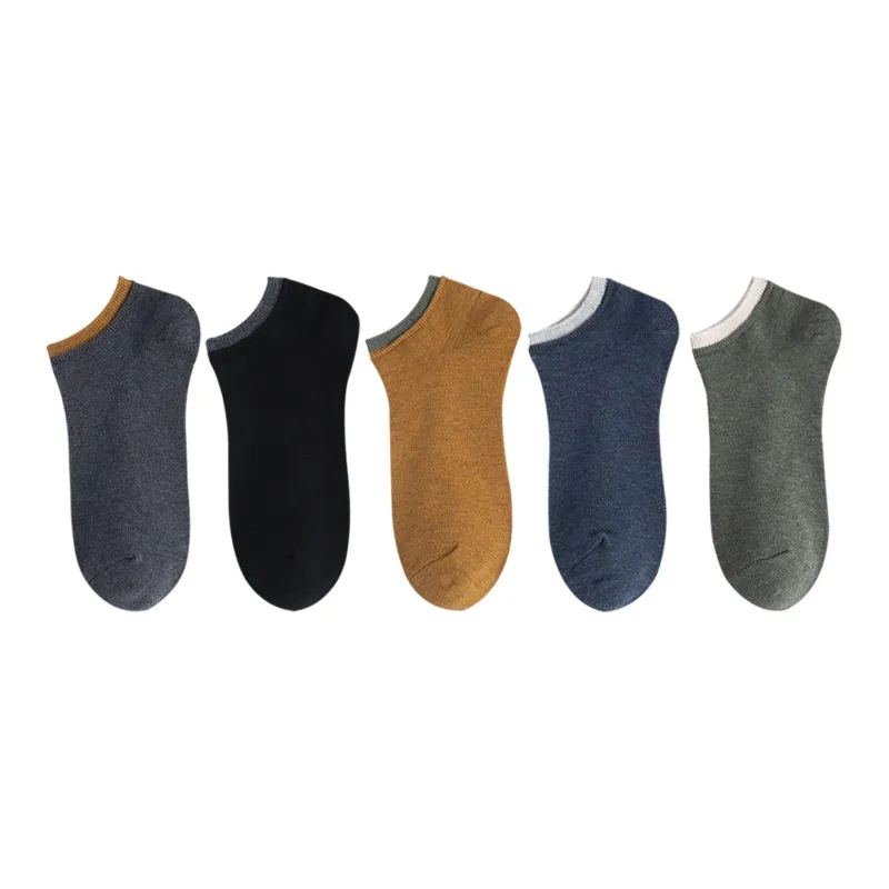 XXLLG Spring And Fall No Show Socks Men's 5 Pack-2
