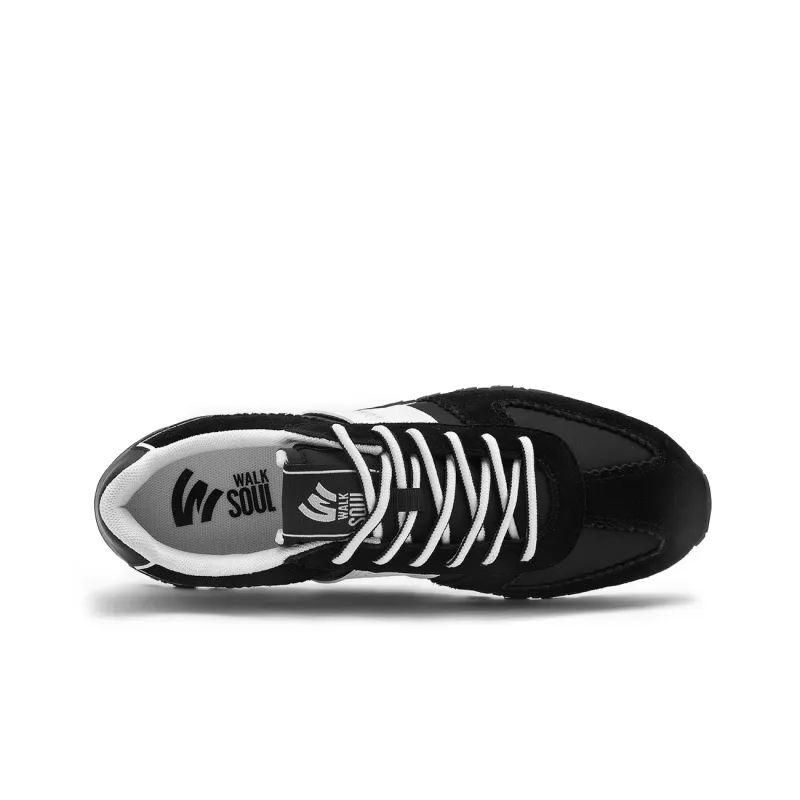 WALKSOUL Casual Shoes Men Low Top White/Black-6