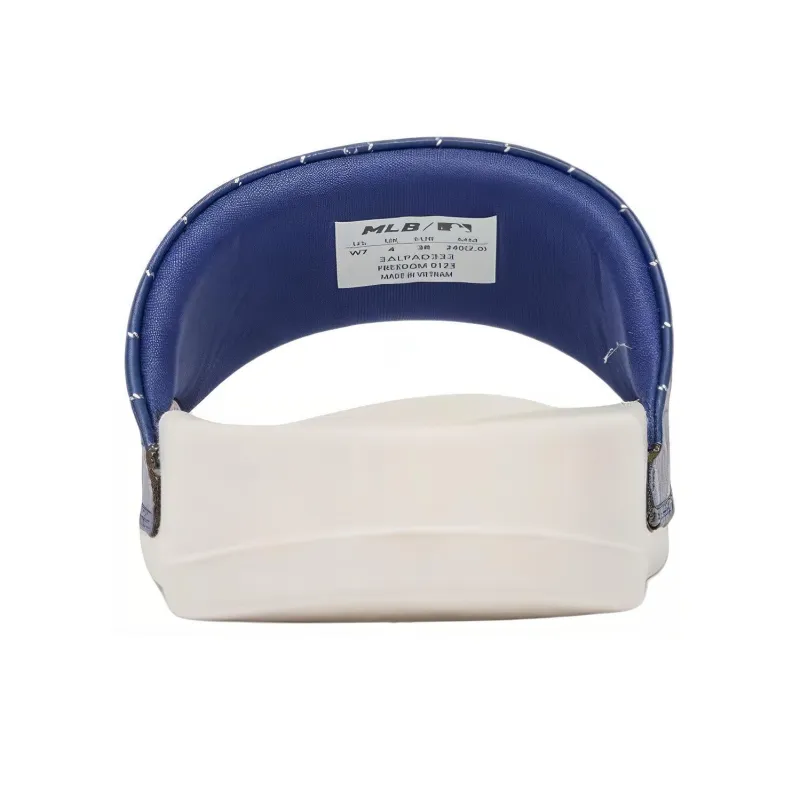 MLB Slipper Rubber Sole Slide Slippers Unisex White Blue-4
