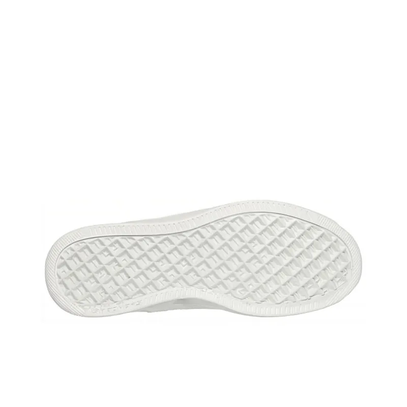 Skechers Waterproof Cushioning Abrasion Resistant Low Top Skateboard Shoes Men's White-3