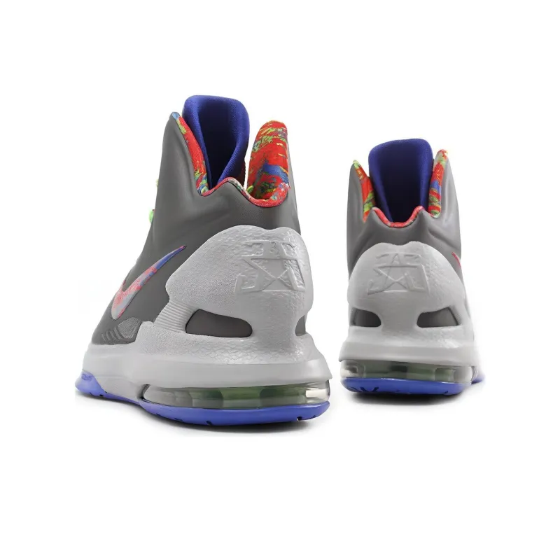 Nike KD 5 Splatter Non slip Lightweight High Top Basketball Shoes Men's Gray-3