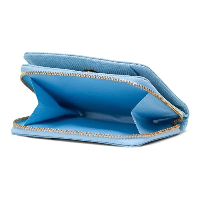 Herschel Recycled Fabric Wallet Unisex Light Blue-3