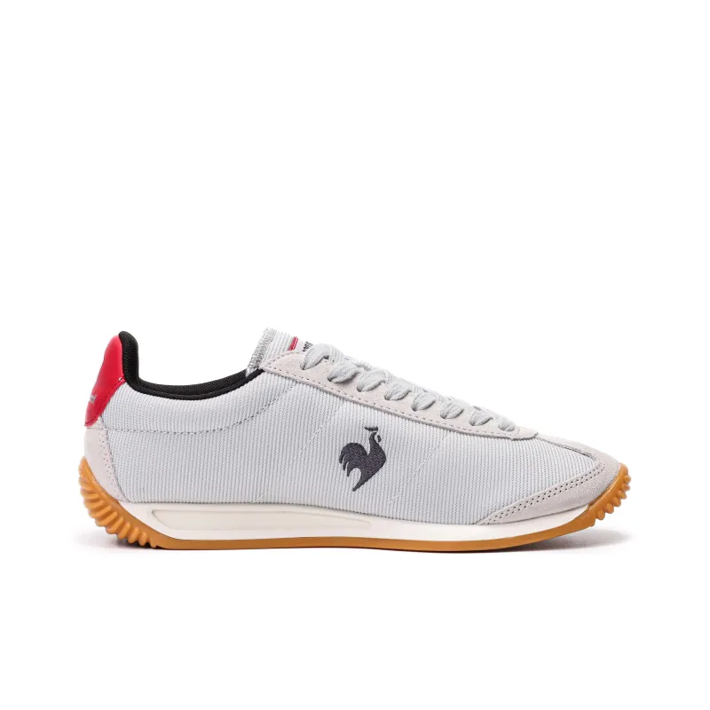 Le Coq Sportif Low Top Casual Shoes Unisex Gray Red-1
