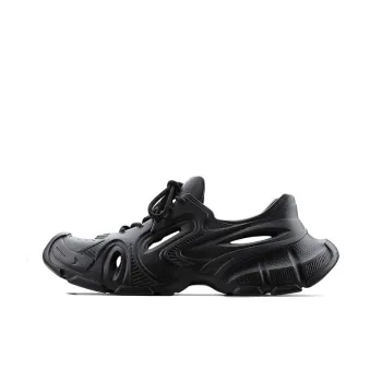 HANQIAORIJI Rakura Series Niche Outdoor Trendy Dad Shoes Clogs Sports Sandals 4.5cm Unisex Black