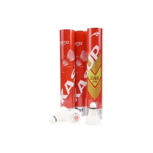 KASUP 3-Section Shuttlecock 12 Pack Duck Feather Shuttlecocks