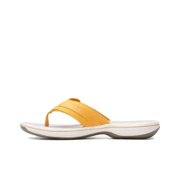 Clarks Flip Flops 3cm Women's Yellow