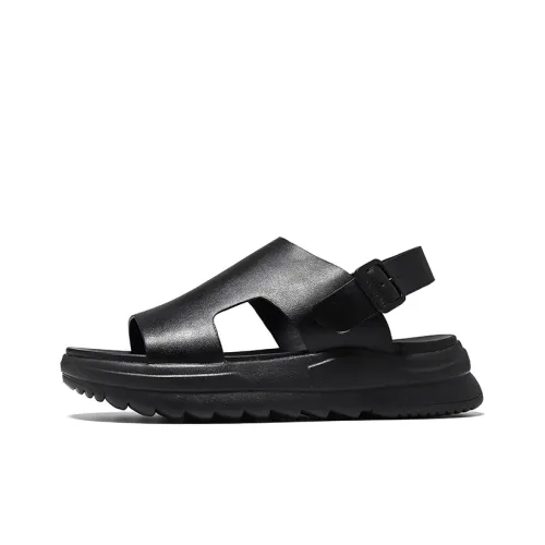 XIAOTOULANG Beach Sandals Men's Black