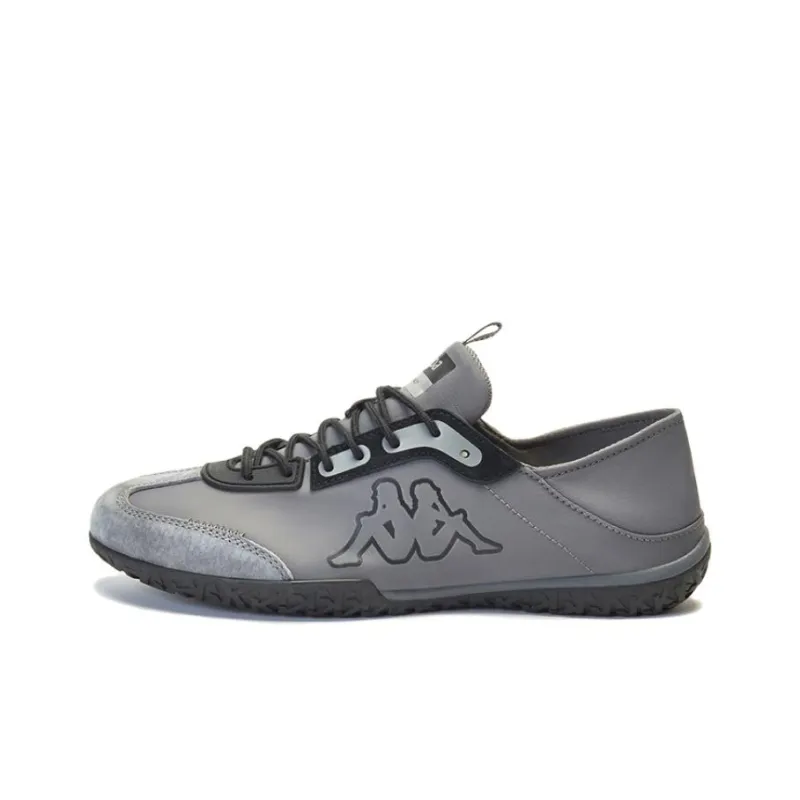 Kappa Cushioning, Slip Resistant, Abrasion Resistant, Lightweight Low Top Casual Shoes Unisex Dark Gray Black-0