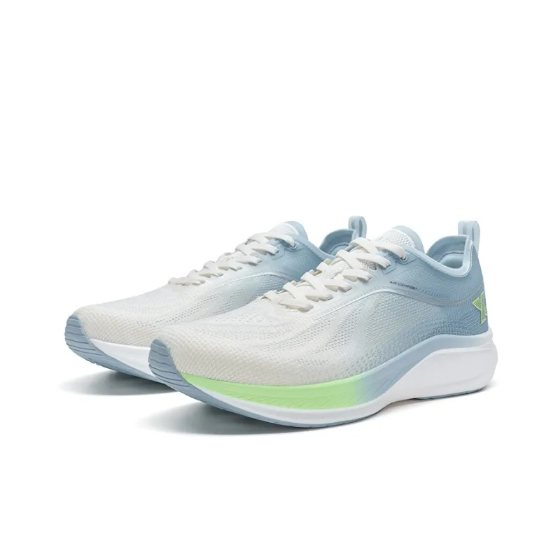 XTEP Running Shoes Men Low Top Sail White/Dusty Blue-3