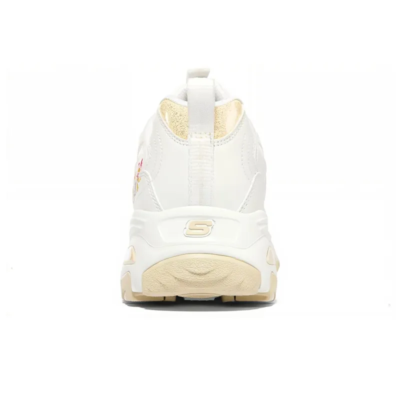 Skechers D'Lites 1.0 'White Yellow' Women's-3
