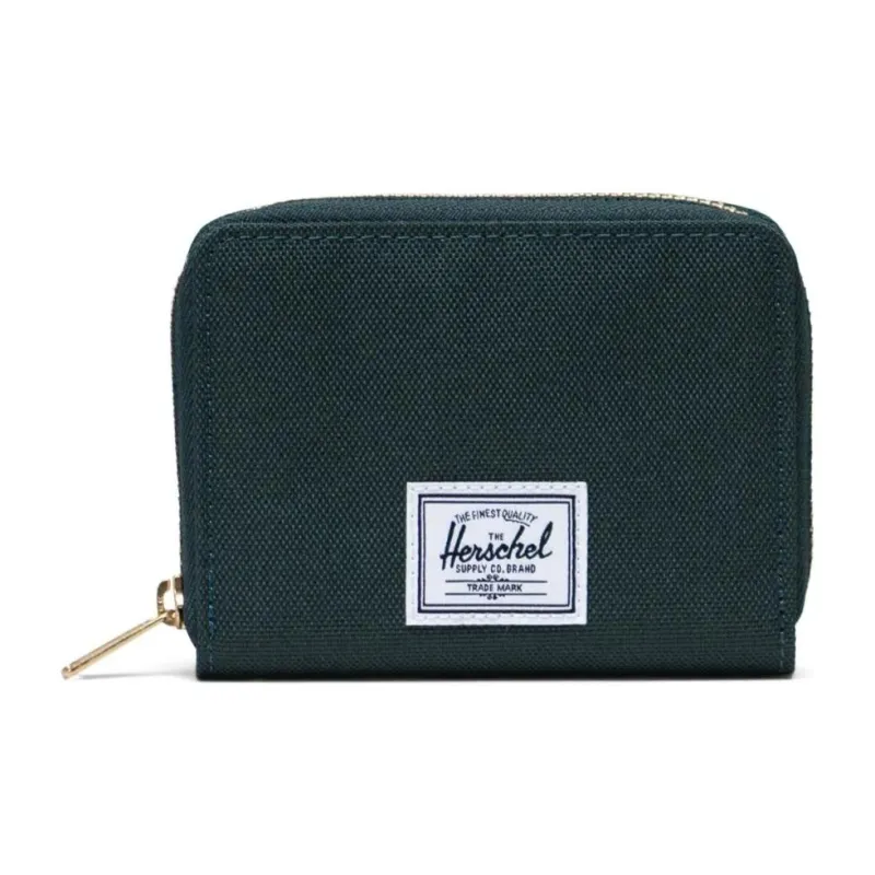 Herschel Recycled Polyester Wallet Unisex Dark Green-0