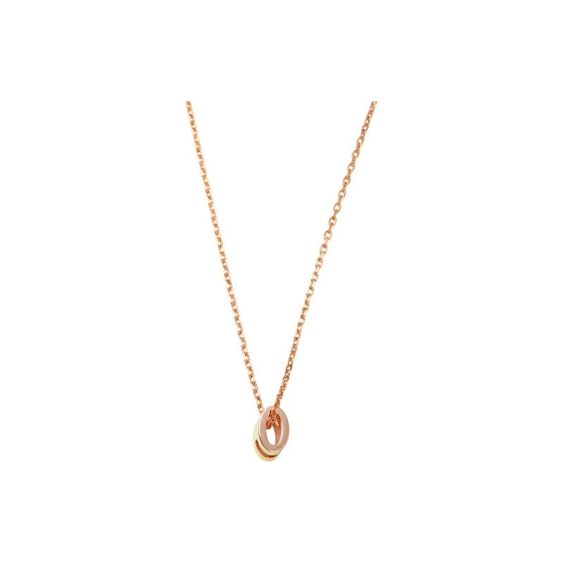 HERMES Pop H Necklace Collection Metal Necklaces Women's Yellow-3