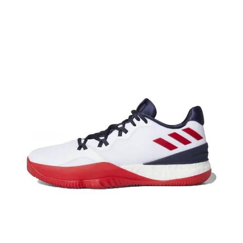 Adidas Scarpe Crazy Light Boost Basketball Shoes Men Low-Top White/Blue/Red