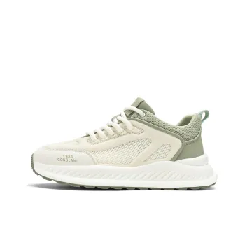 GONGLANGSHIJIA Breathable Lightweight Low Top Casual Shoes Men's