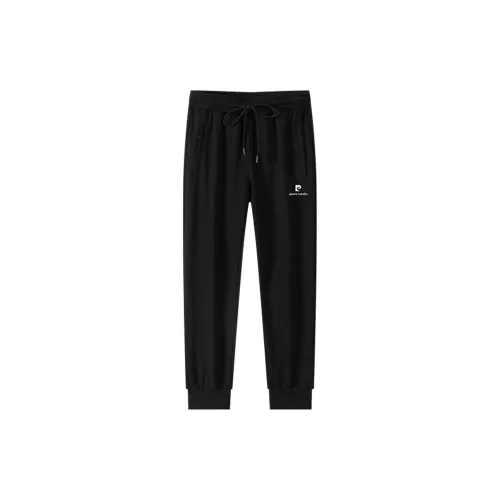 PIERRE CARDIN Casual Pants Men Black With Button Closure