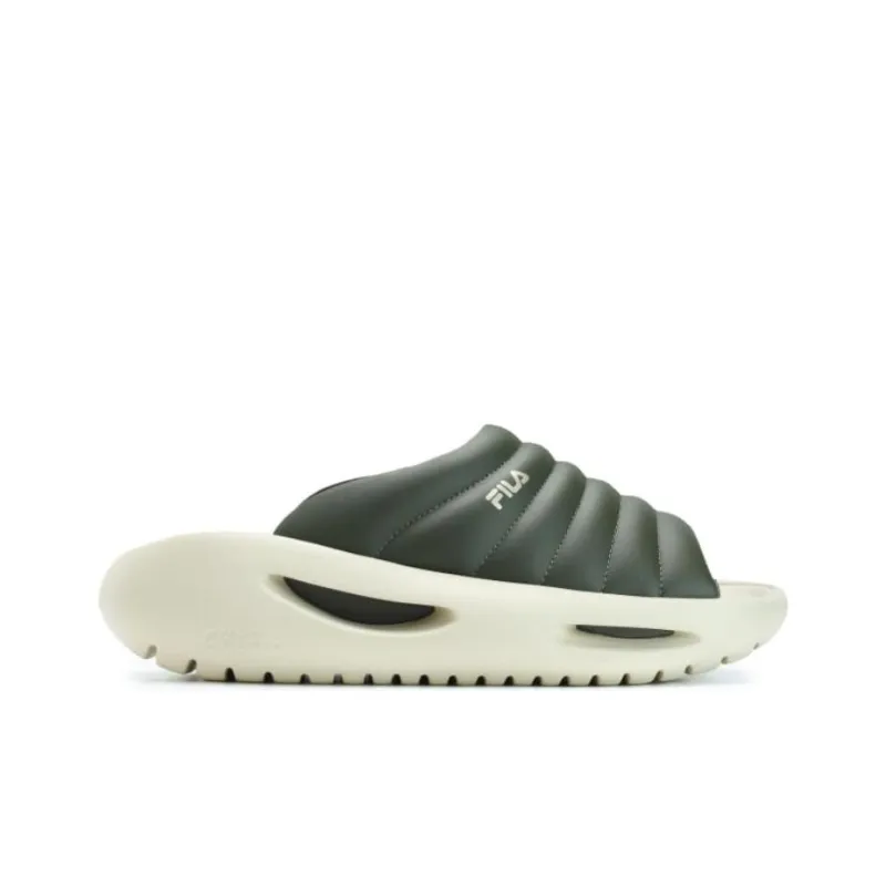 FILA Galaxy Slippers 'Green White'-1