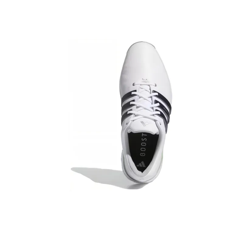 Adidas Tour360 24 Wide Golf Cloud White Core Black Green Spark-3