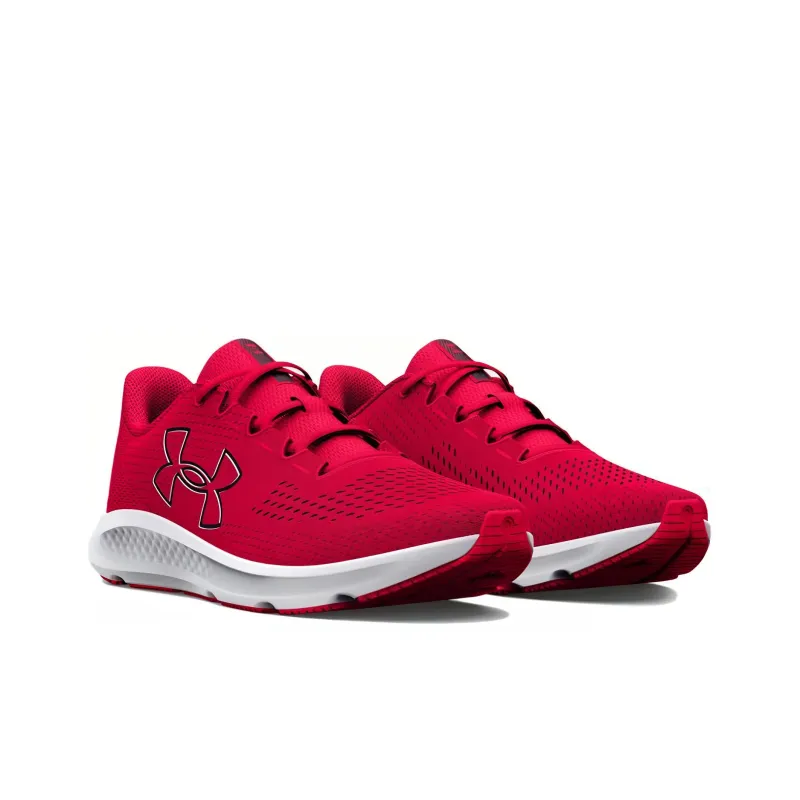 Under Armour Anti Slip Wear Resistant Low Top Running Shoes Men's Red-2