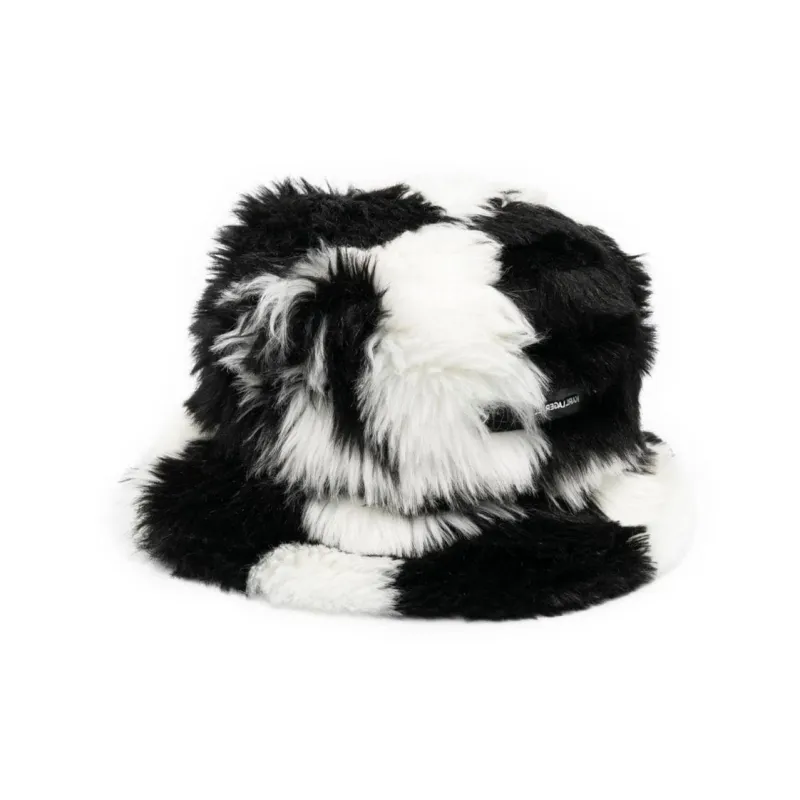 KARL LAGERFELD / Karl Lagerfeld Jeans K/Check Faux-fur Bucket Hat-1
