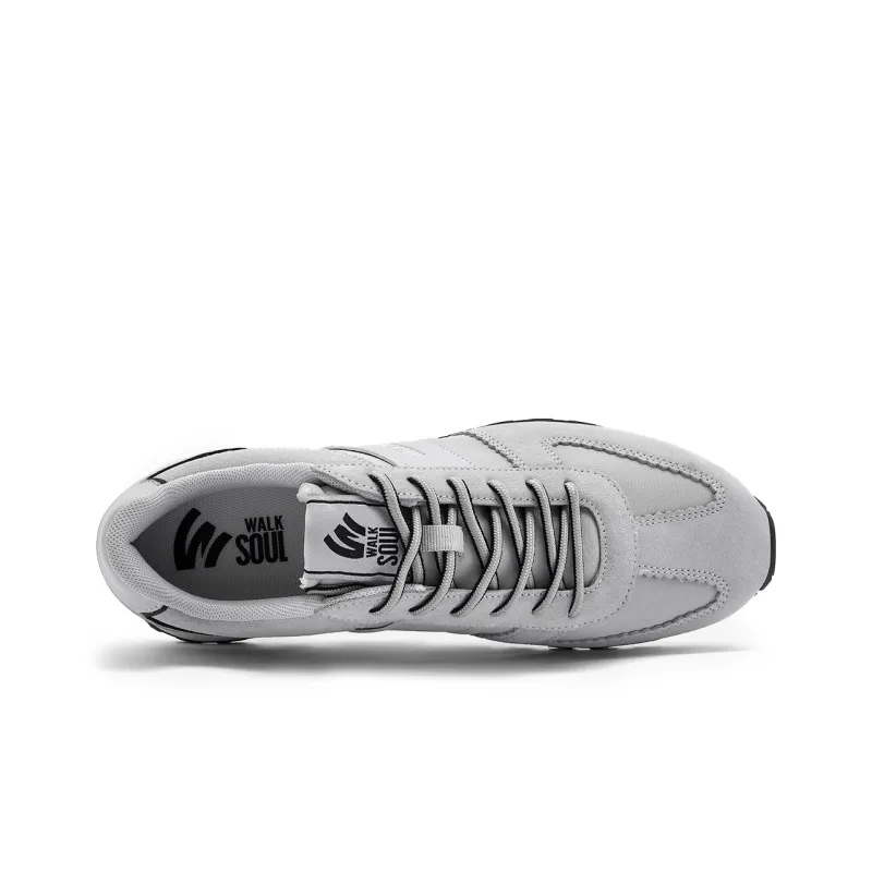 WALKSOUL Casual Shoes Men Low Top White/Black-13