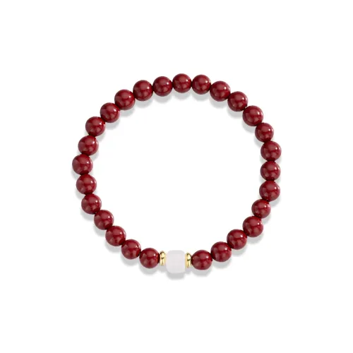 I&YOU Reconstructed Cinnabar Jade Bracelets Women's