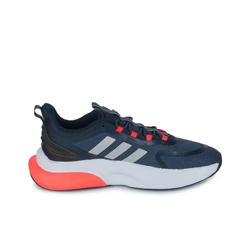 Adidas Alphabounce+ Cushioning Wear Resistant Low Top Running Shoes Men's Dark Blue-1