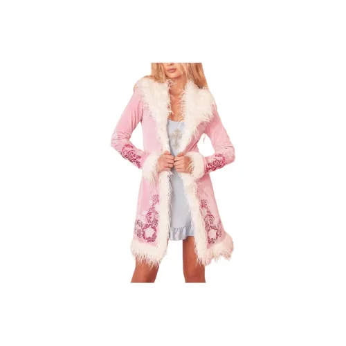 Dolls Kill Coats Women's Pink/Pink