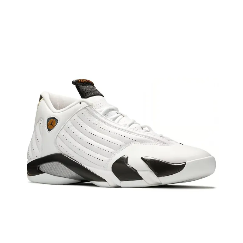 Jordan 14 Retro White Dark Cinder-2