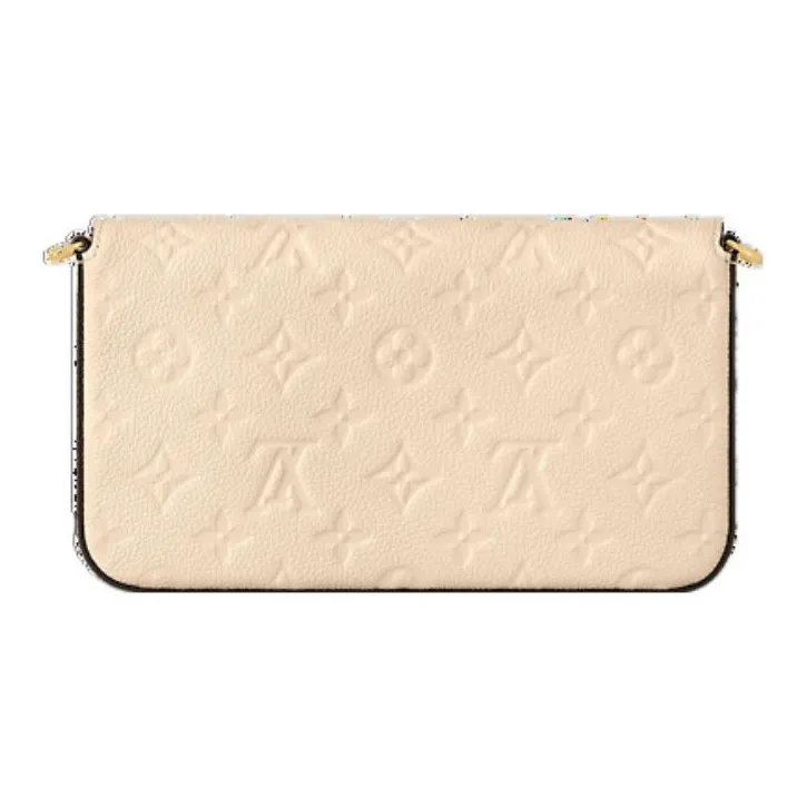 LOUIS VUITTON Felicie Pochette Cream-3