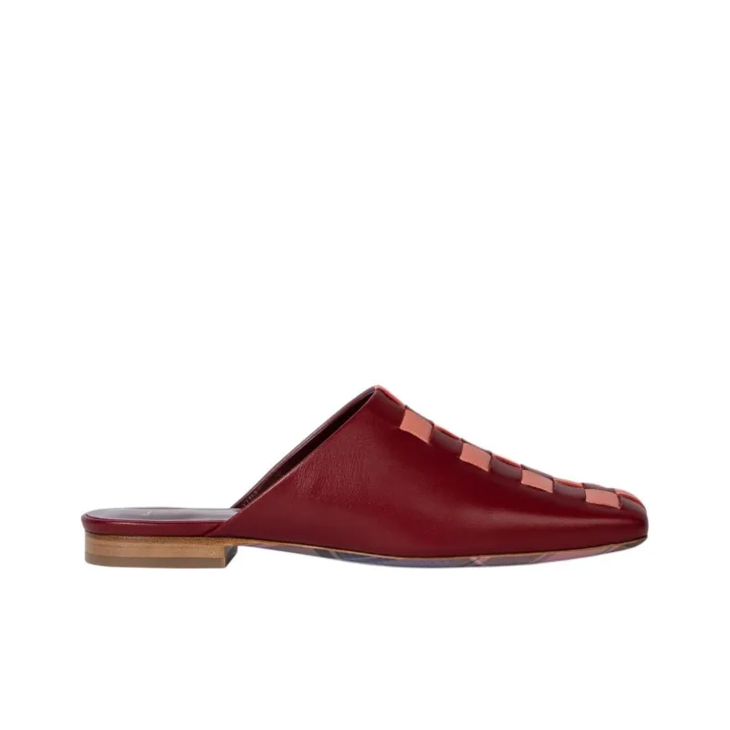 Paul Smith Nata Wrap-toe Slippers Women's Burgundy-1