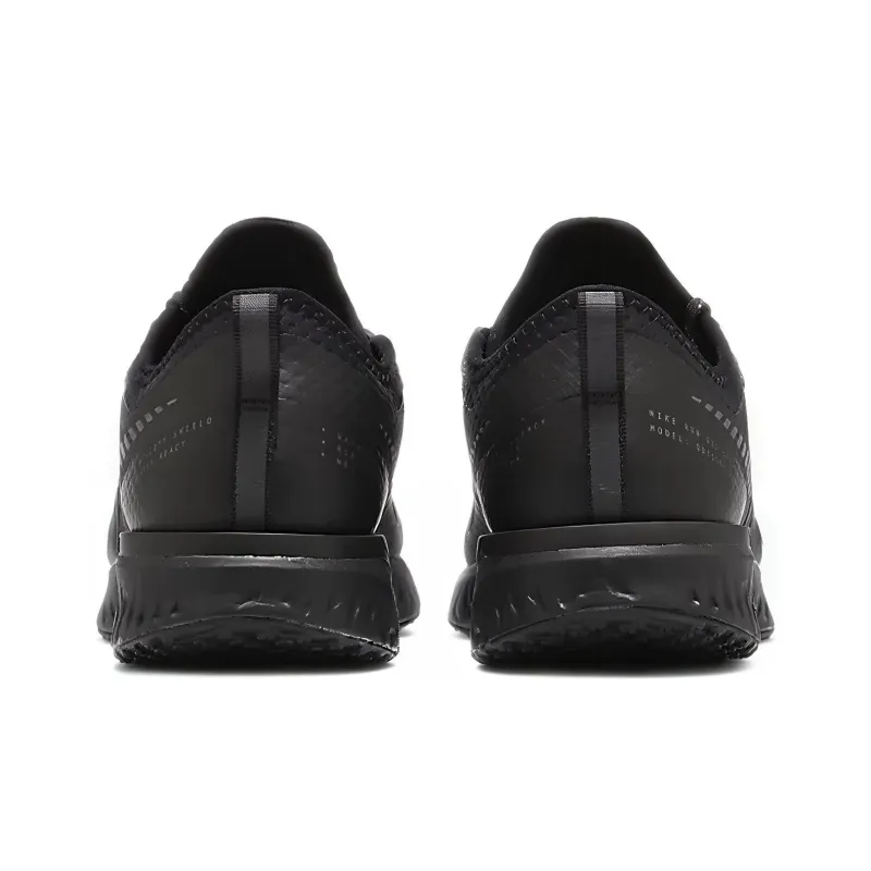 Nike Odyssey React 2 Shield 'Black Metallic Silver' Women's-4