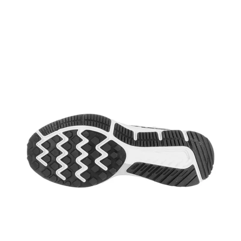 Nike Zoom Span 1 Cushioning, Wear Resistant Low Top Casual Running Shoes Men's Black White-4