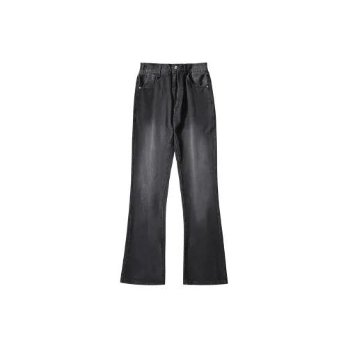 YOUSHIQI Jeans Unisex Black