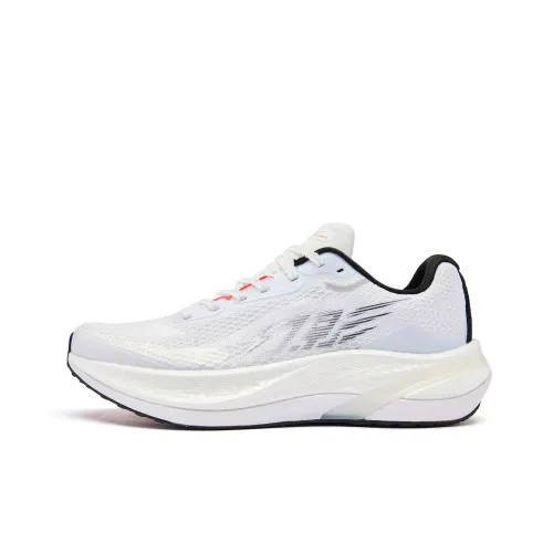 QIAODAN Phantom Running Shoes Women's Low Top Jordan White Signal Red