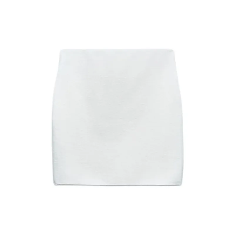 ZARA Casual Short Skirts Women's White-1