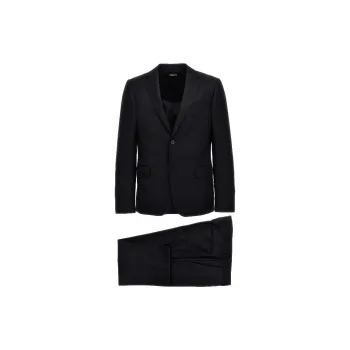Ermenegildo Zegna Single Breasted Straight Leg Tailored Suit