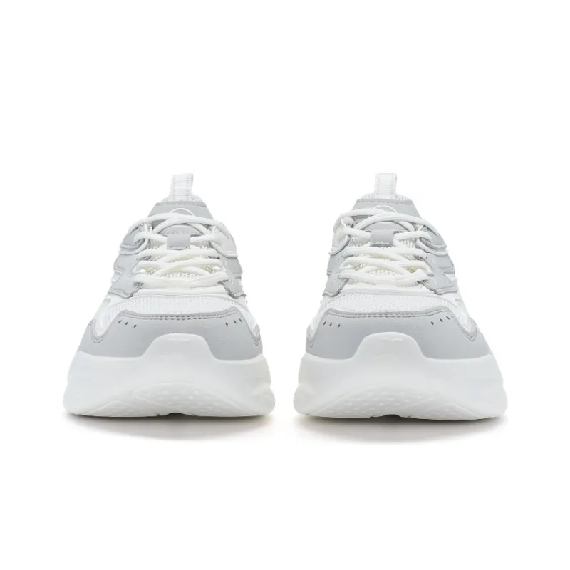 XTEP Casual Shoes Women's Low Top Phantom Gray/Sail White-5