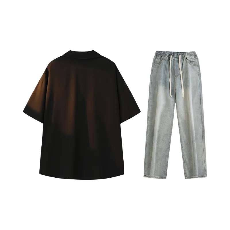 A.X.S.K Shirt Matching Set Unisex-25