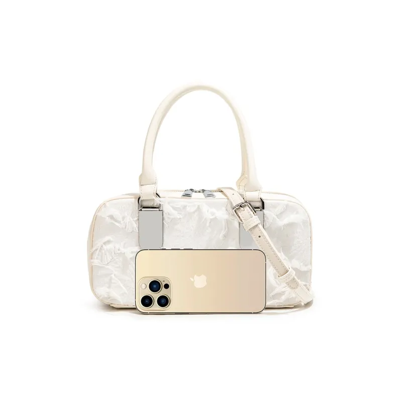 MACKJANICE Handbags Fringe White-1